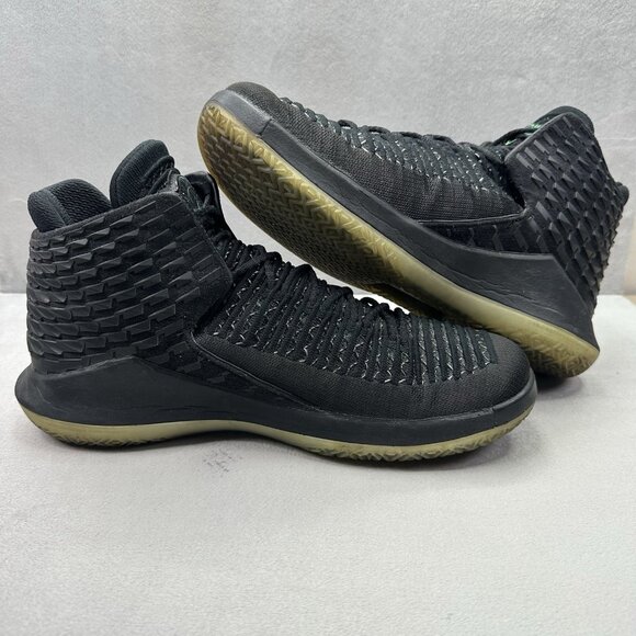 Mens Size 10 Air Jordan 32 XXXII Black Cat Shoes Black‎ Metallic Silver 2018 main image 8